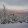 Ranch snow late afternoon